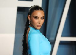 Kim Kardashian at Vanity Fair Oscar Party
