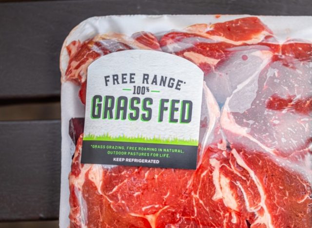 Grass-fed meat