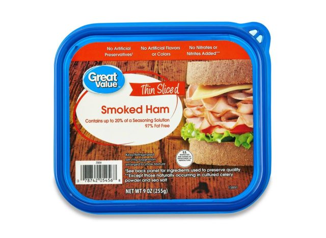 Great Value Thin Sliced Smoked Ham