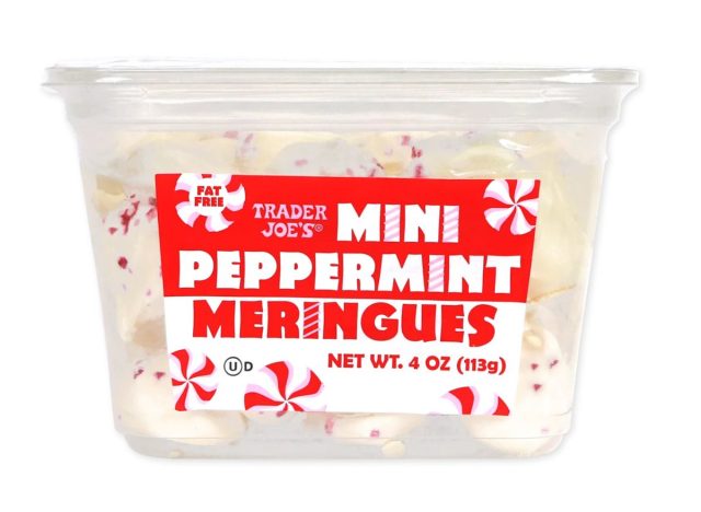 Mini Peppermint Meringues