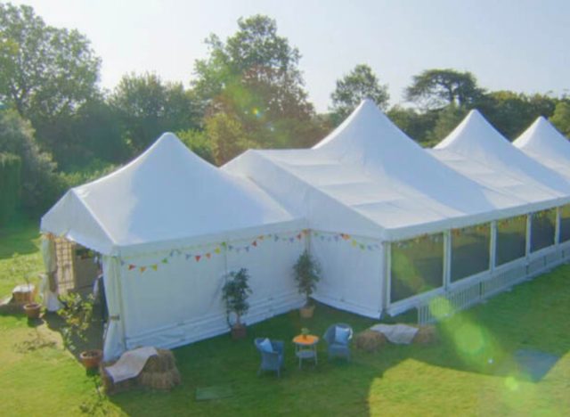 The Great British Bake Off tent
