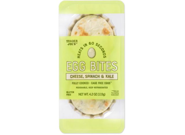 Trader Joe's Cheese, Spinach, and Kale Egg Bites