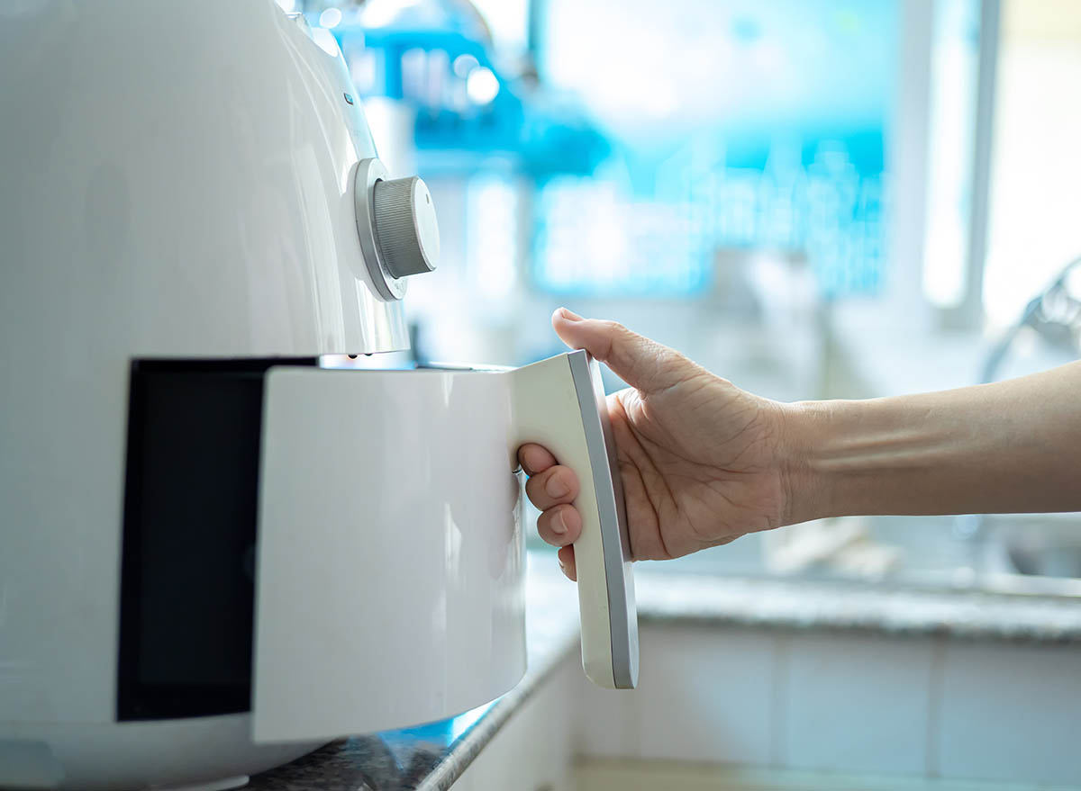 Using an air fryer