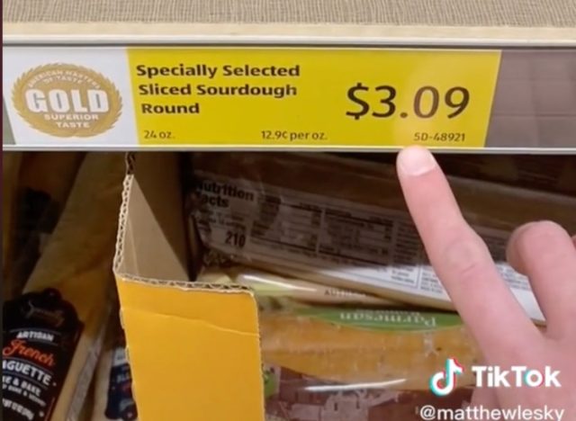 aldi price tag hints