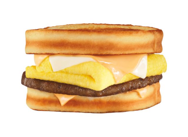 carl's jr. grilled cheese breakfast sandwich