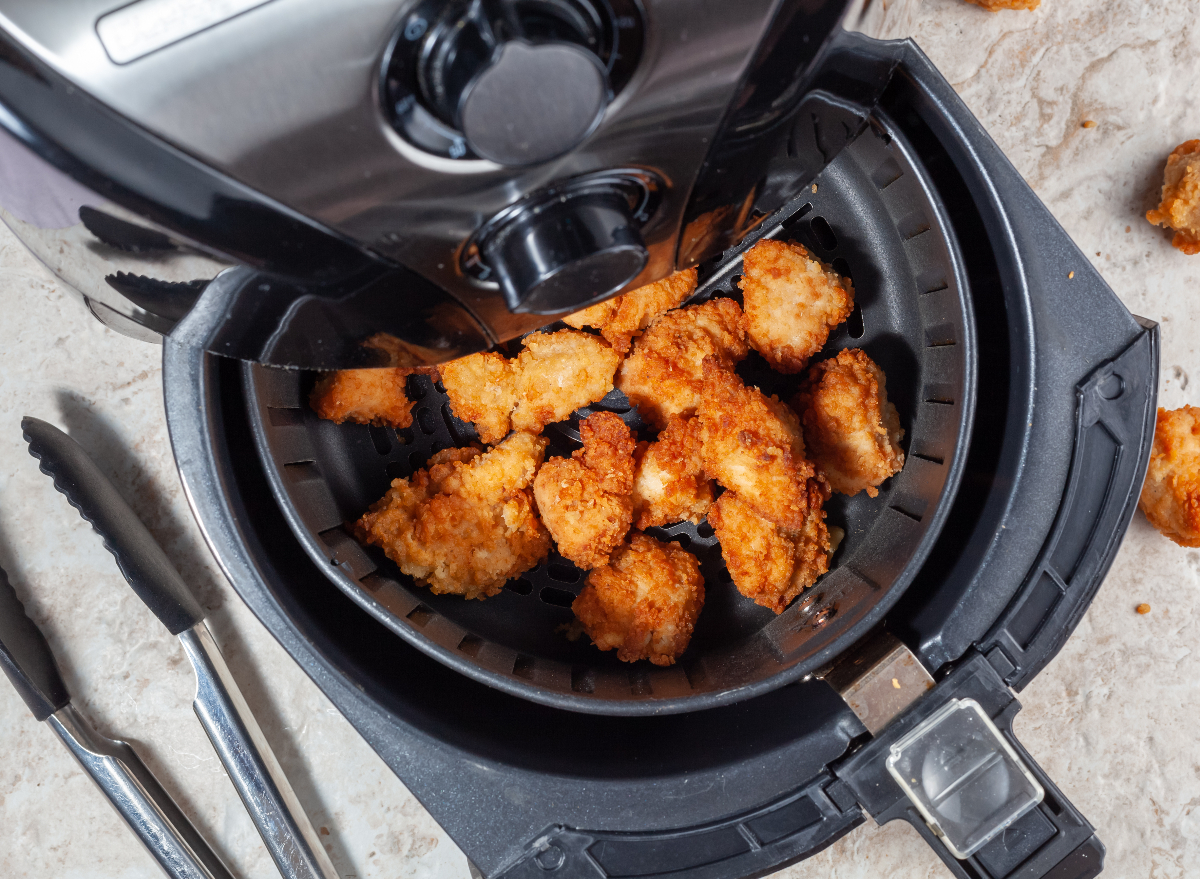 crispy food in air fryer