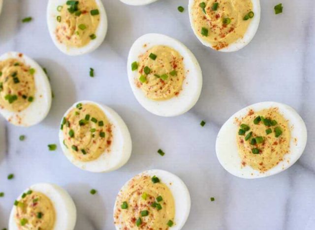 curied deviled eggs