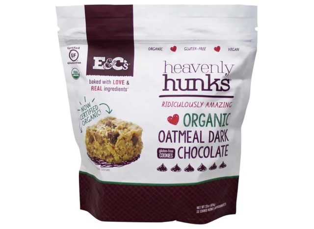 e&e's heavenly hunks organic oatmeal dark chocolate cookies