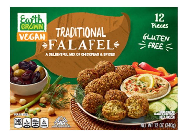 earth grown vegan traditional falafel