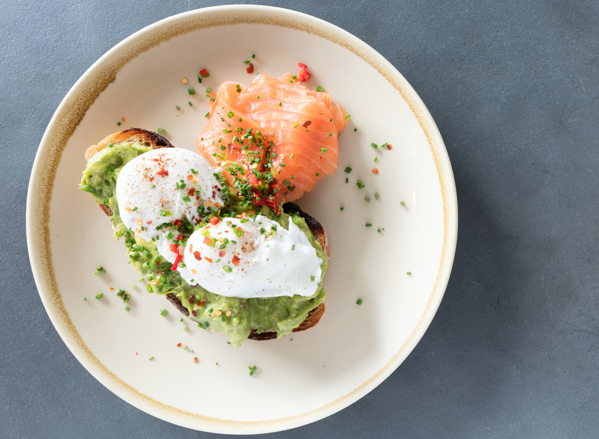 eggs avocado toast smoked salmon
