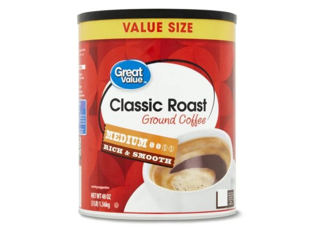great value classic roast ground coffee