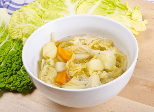 ham and cabbage and potato soup