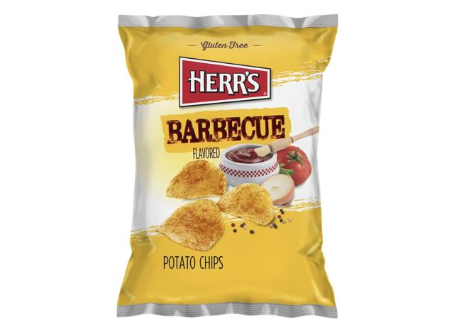 herr's barbecue flavored potato chips
