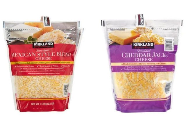 kirkland brand shredded cheeses