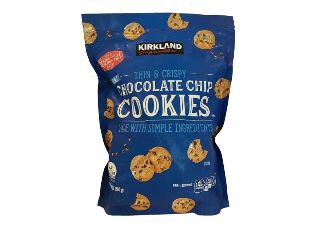 kirkland thin & crispy chocolate chip cookies