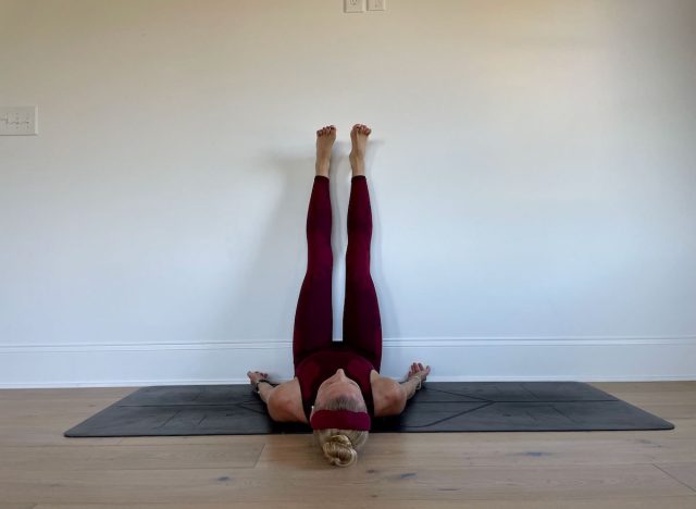 legs up the wall exercise