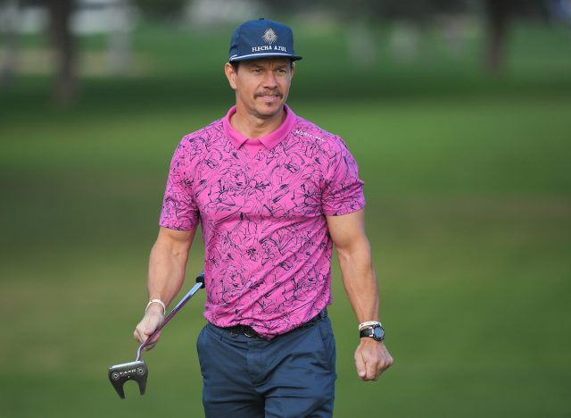 Mark Wahlberg golfing