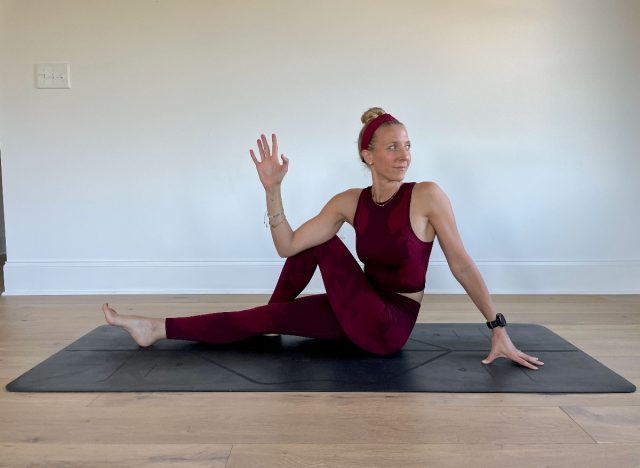 seated spinal twist