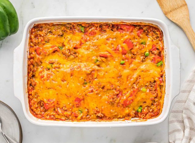 stuffed pepper casserole