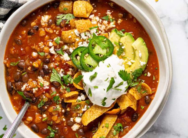 vegan black bean chili