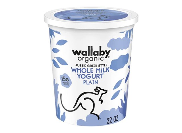 wallaby organic aussie greek-style whole milk yogurt