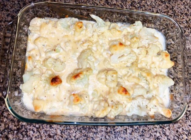 Cauliflower mac and cheese