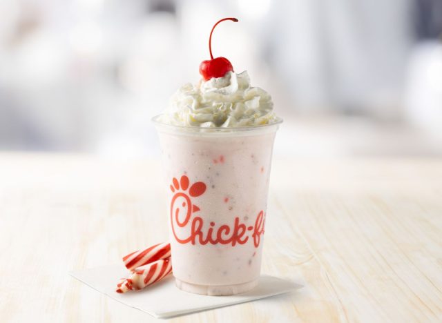 Chick-fil-A_Peppermint Chip Milkshake