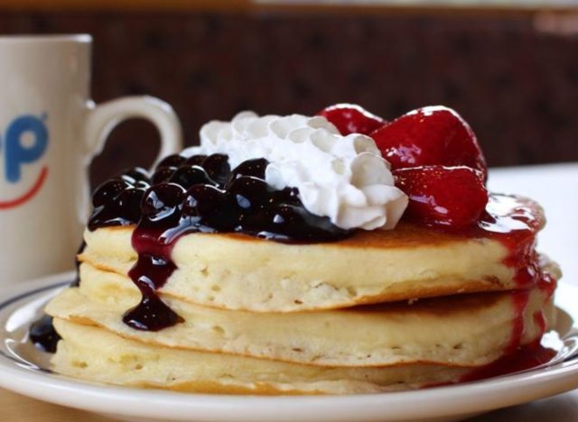 Red, White, and Blueberry Pancakes