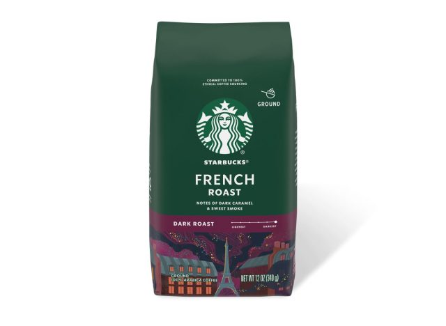 Starbucks french roast bean coffee