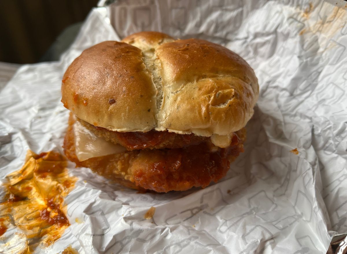 Wendy's Italian Mozzarella Sandwich Taste Test