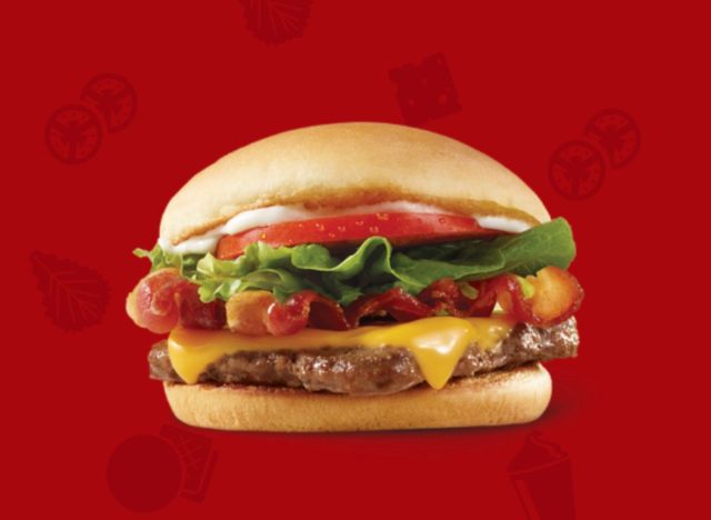 Wendy's Junior Bacon Cheeseburger