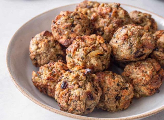 air fryer stuffing balls