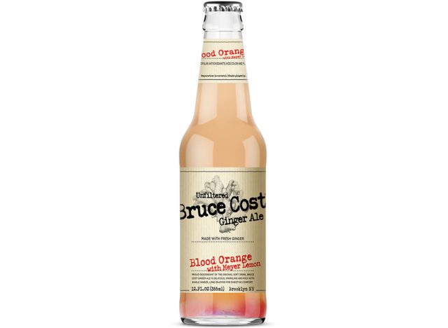 bruce cost unfiltered blood orange with meyer lemon ginger ale