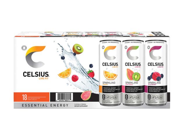 celsius sparkling energy drink pack
