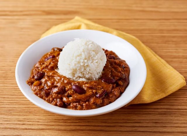 chili with rice zippys