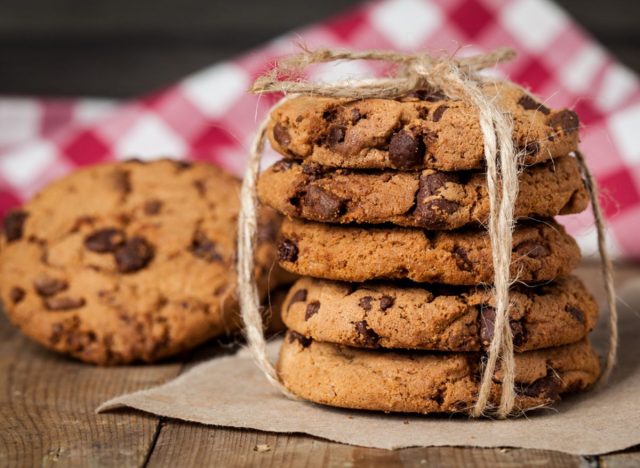 chocolate chip cookies wrapped