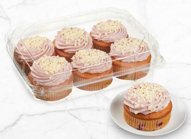costco raspberry mini cakes with buttercream frosting