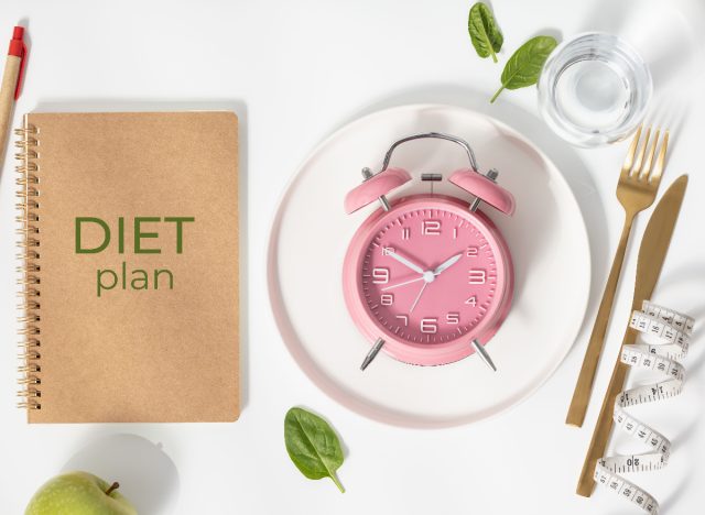 diet alarm clock rapid weight loss concept
