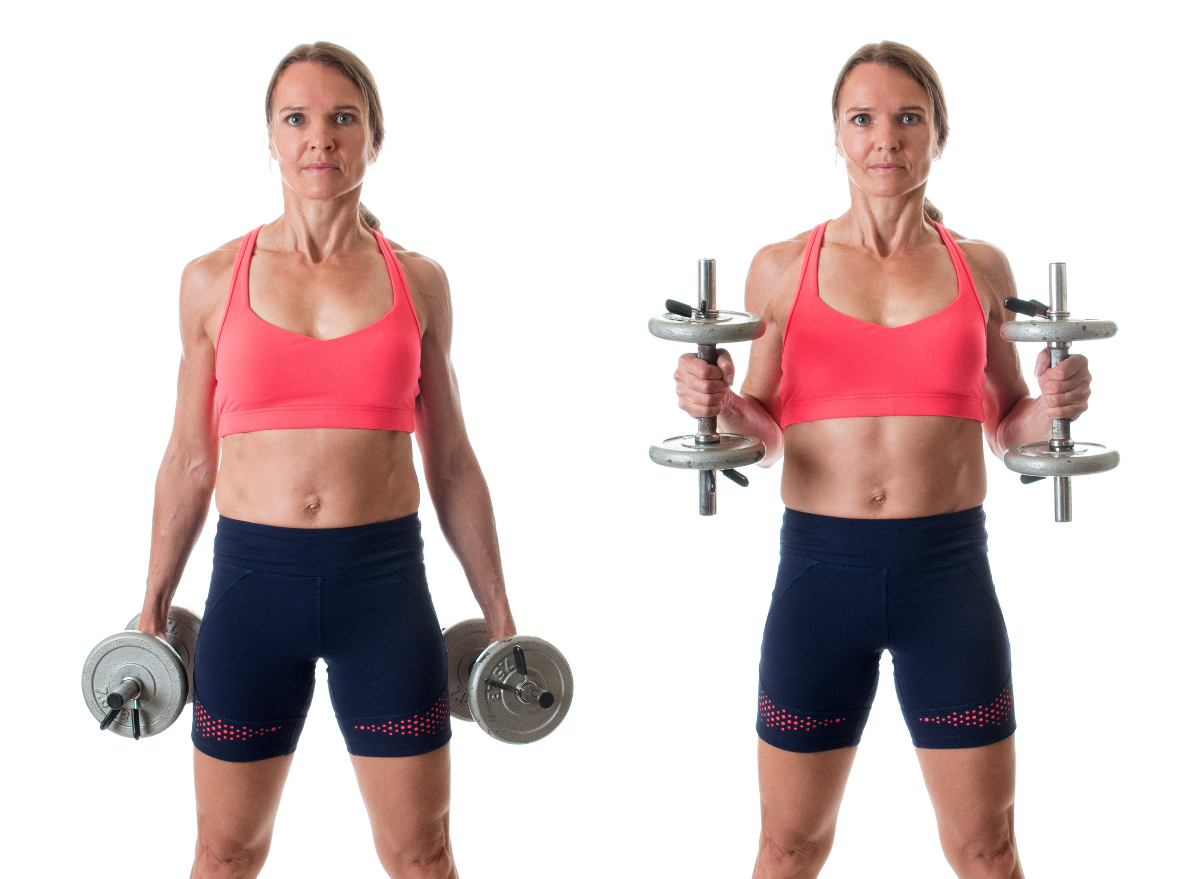 The 5Minute Standing Arm Workout for Toned Biceps