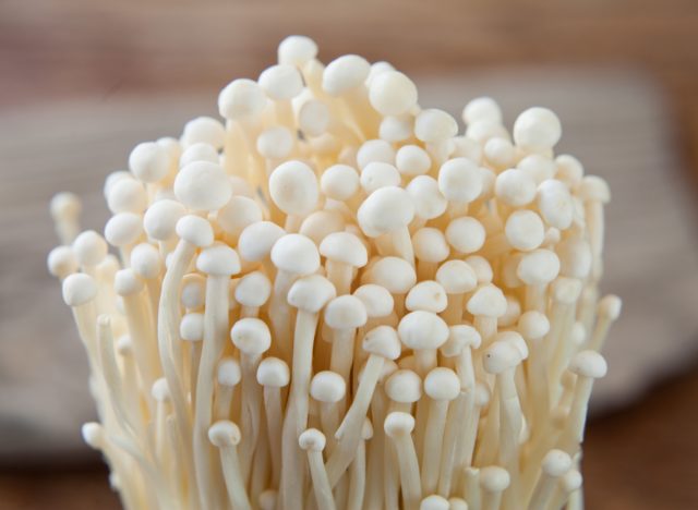 enoki mushrooms