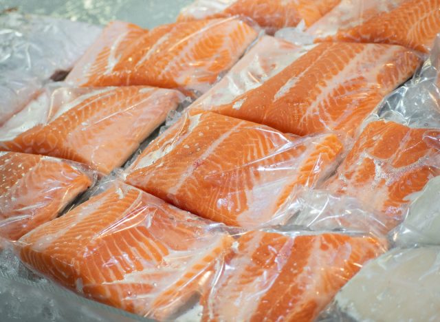 frozen salmon