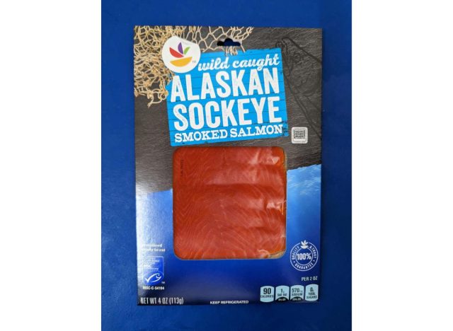 giant sockeye smoked salmon