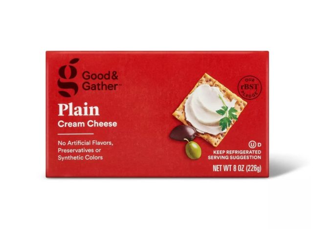 good & gather plain cream cheese