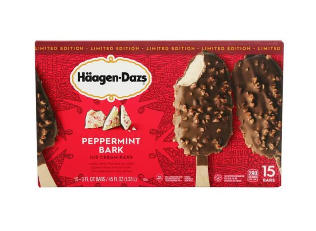 häagen dazs peppermint bark ice cream bars