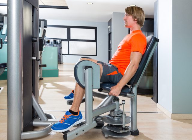 Hip abductor exercise