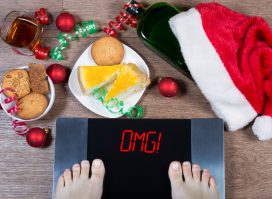 keep the weight off over the holidays, weight gain concept