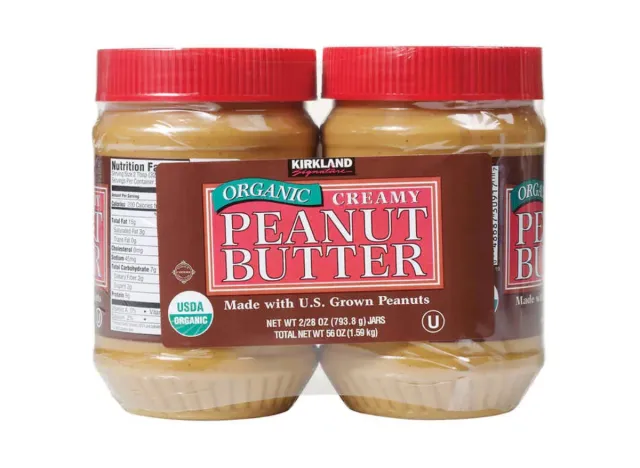 kirkland signature organic creamy peanut butter