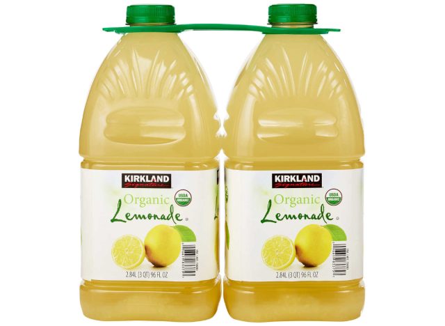 kirkland signature organic lemonade