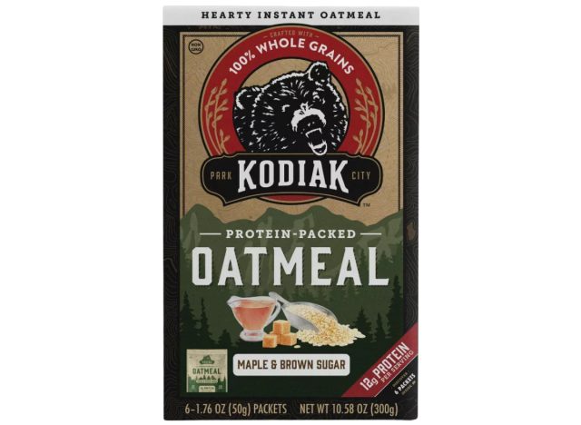 kodiak protein-packed maple & brown sugar oatmeal