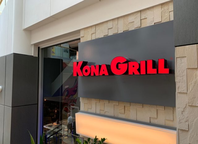 kona grill sign